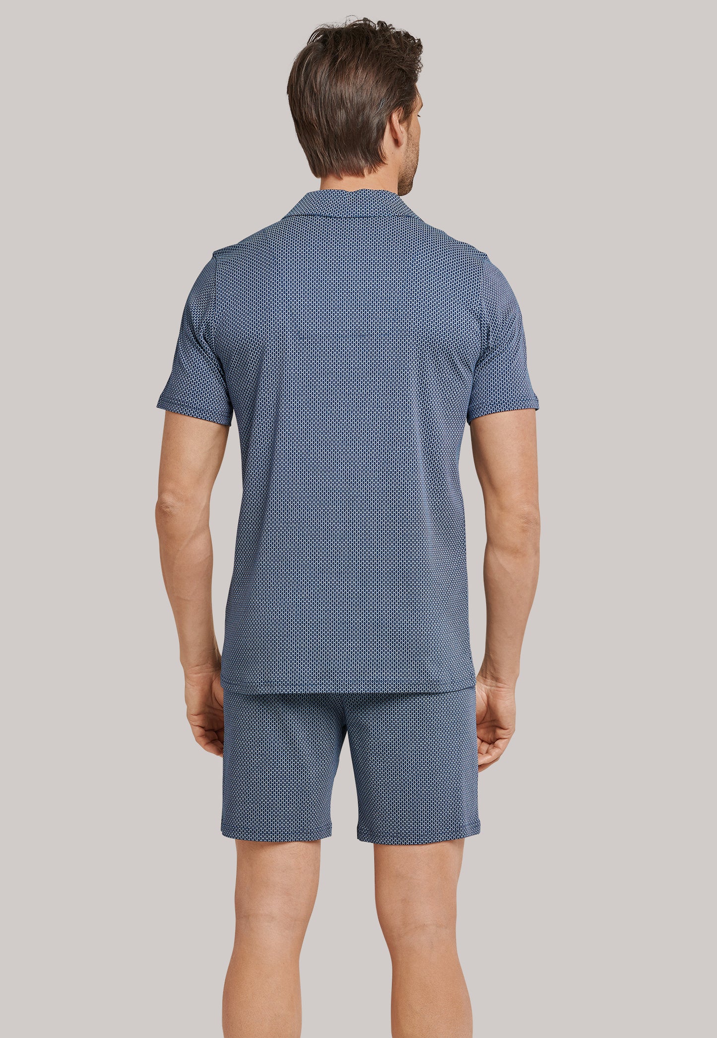 Pyjama Kort Knopen Donkerbklauw