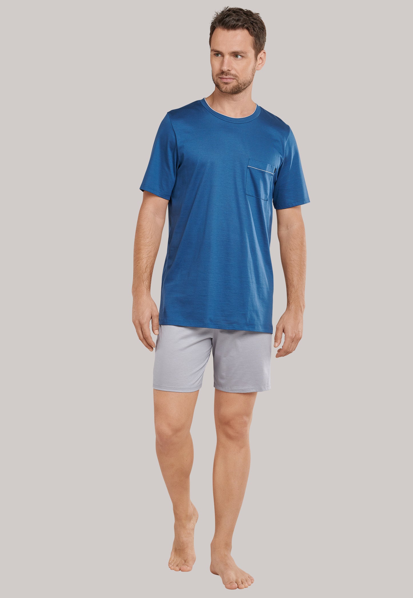 Pyjama Kort Blauw