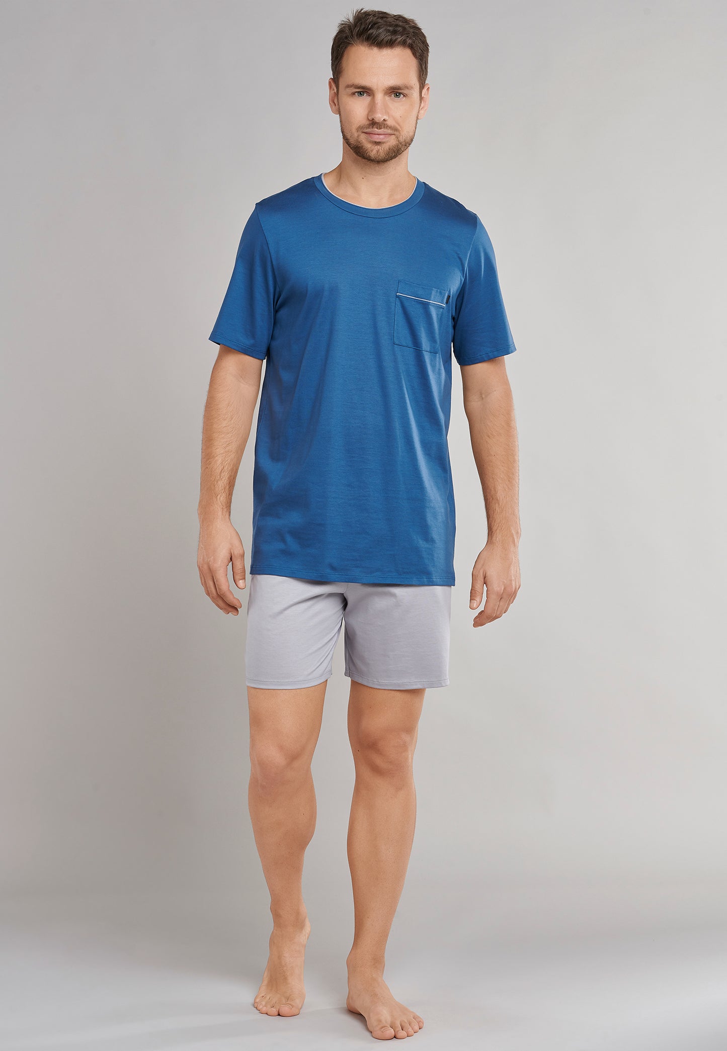 Pyjama Kort Blauw